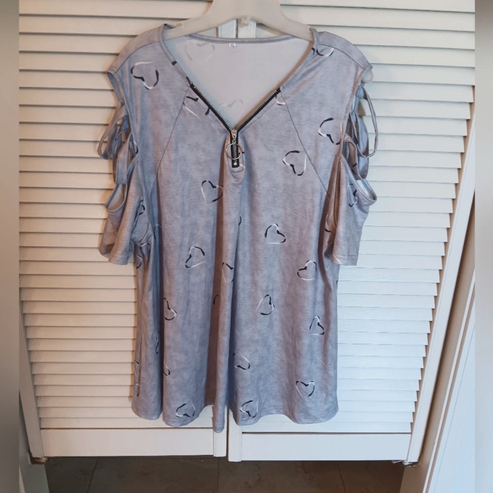 Plus size casual shirt